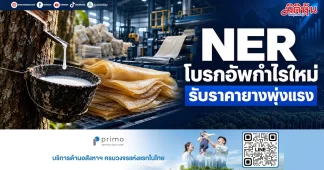 NER โบรกอัพกำไรใหม่ รับราคายางพุ่งแรง