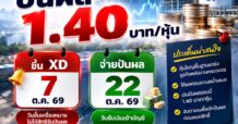 PTT สายปันผลห้ามพลาด! เคาะปันผล 1.40 บาท/หุ้น